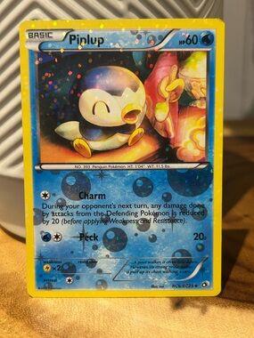 Pokemon Piplup 2013 Holo Card, Collectible, Fan Favorite, RC6/RC25